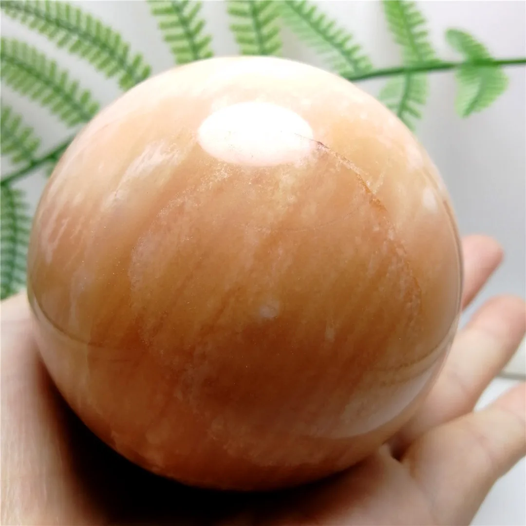 

60mm natural orange aventurine sphere quartz crystal stone ball orange moonstone Gemstone healing reiki decoration gift