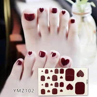 22 tips nail decoration fashion nail stickers nails sticker designer loveliness nail art stickers nail tape full cover beauty
