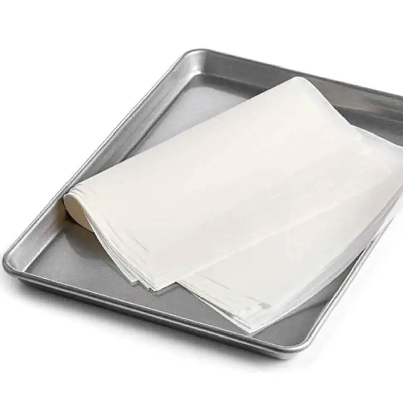 

100Pcs/set Natural Color Baking Silicone Oil Paper Barbecue Non-Stick Steamer Paper Baking Paper Bakeware