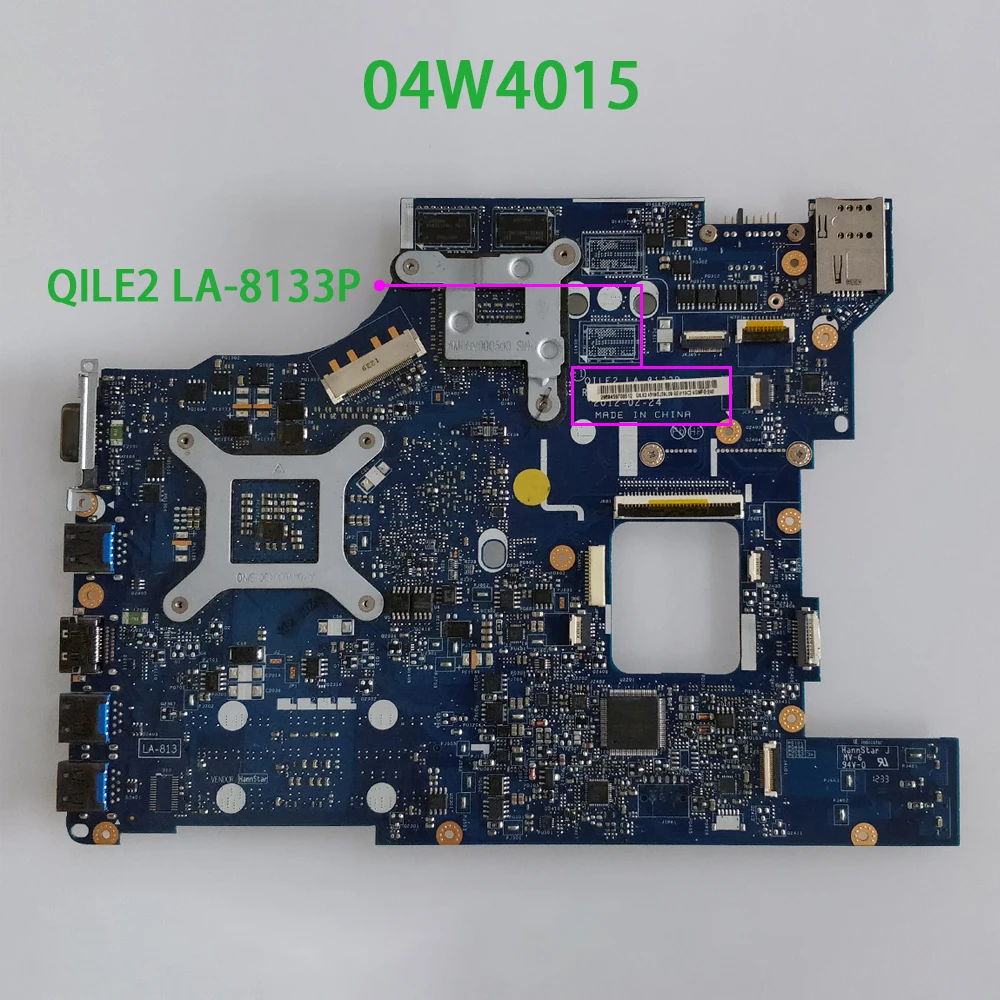 Для Lenovo ThinkPad E530 E530C FRU 04W4015 LA-8133P w N13M-GE1-B-A1 видеокарта SLJ8C HM77 материнская плата для