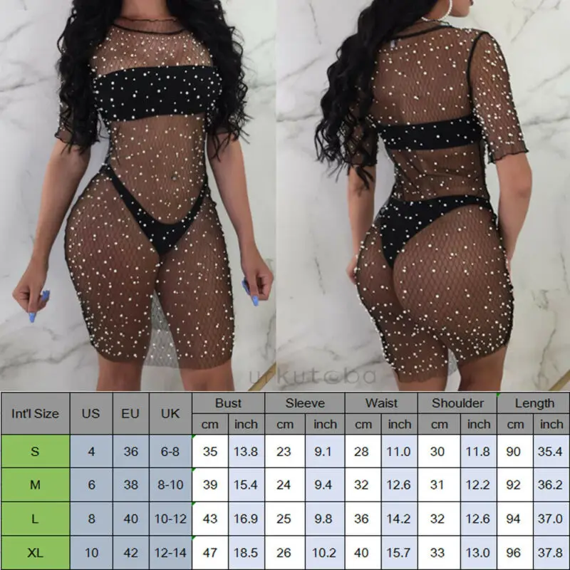 Женский прозрачный летний купальник пляжное платье накидка вечерние бандажные