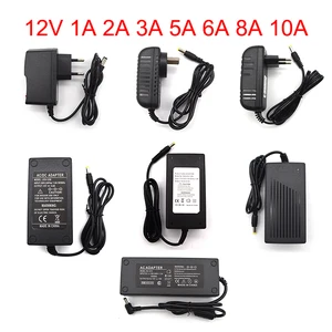 power adapter supply dc 12v 1a 2a 3a 5a 6a 8a 10a adaptor 220v to 12 v volt universal charger supply eu us plug dc 220v to 12v free global shipping