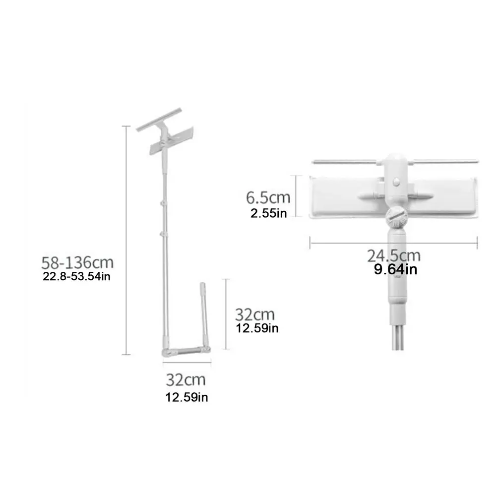 

Multifunctional Glass Wiper High-level Double-sided Retractable Glass Brush Household Cleaning Window Wiper