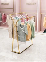 clothing store display rack floor type womens clothing store double row mid island shelf