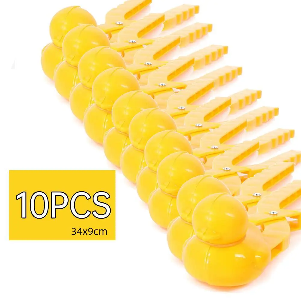 

10 шт., пластиковые клипсы для изготовления снежинок