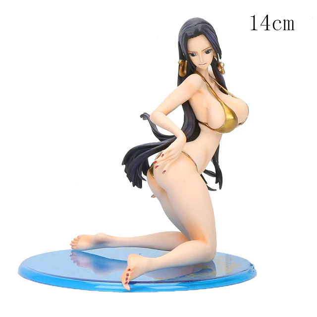 Одна деталь рисунок Boa Хэнкок Нико Rejiu Калифа фигурка Nami PVC Моделя с хорошим спросом игрушки Одна деталь плюшевая кукла аниме подарки - Цвет: 3794 gold boa no box