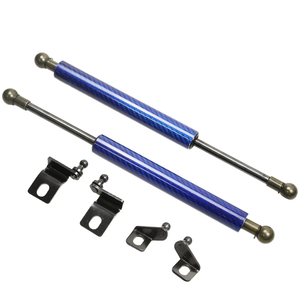 blue carbon fiber Для Subaru Legacy BP BL 2003-2009 2x передний капот изменить газовые стойки Лифт поддержка амортизатор - Цвет: blue carbon fiber