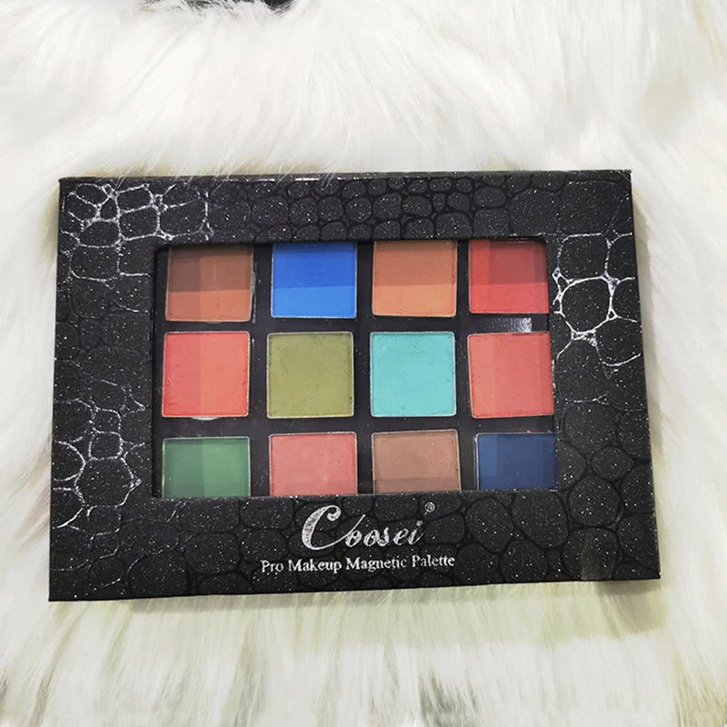 Coosei make up Магнитная палитра гладкие тени для век palete 6 цветов пустой магнит палитра теней для век Профессиональная палитра теней