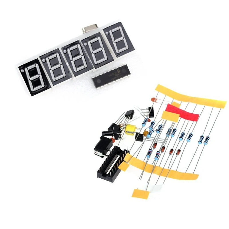 50 МГц кварцевый генератор частоты тестеры счетчика DIY Kit 5 разрешение цифровой