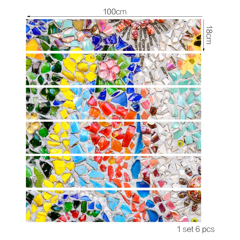 Цветная каменная дорожная стена прикрепленная спальня креативная лестница 3D