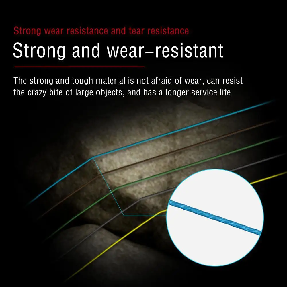 9 Strands Weaves Braided 500M/547YD Fishing Line Super Strong PE Line 15LB-70LB Braided Fishing Thread Fishing Line Supplies