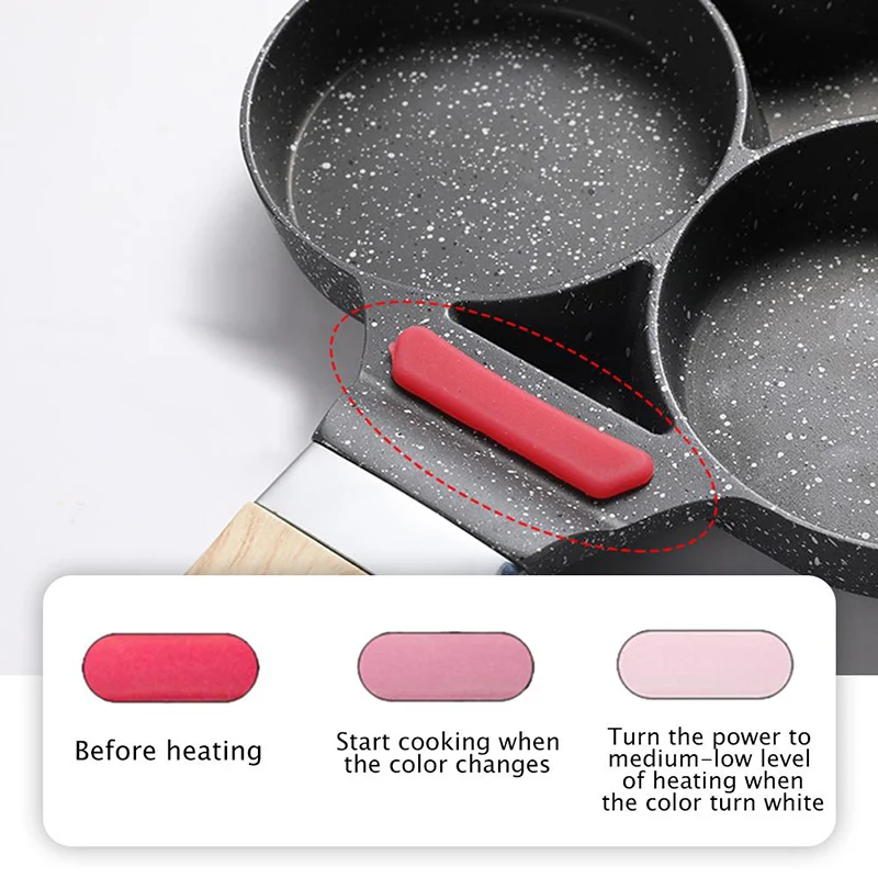 Сковорода для омлета с четырьмя отверстиями яиц Инструкция по температурам