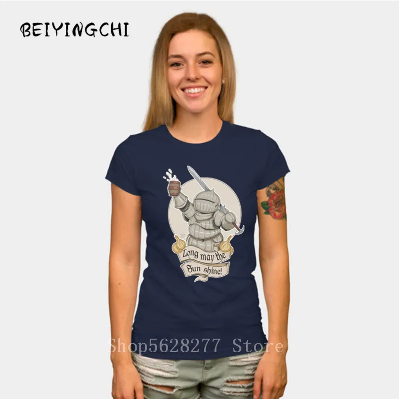 Новейшая летняя модная женская футболка с принтом Темные души II 2 артерии похвалы