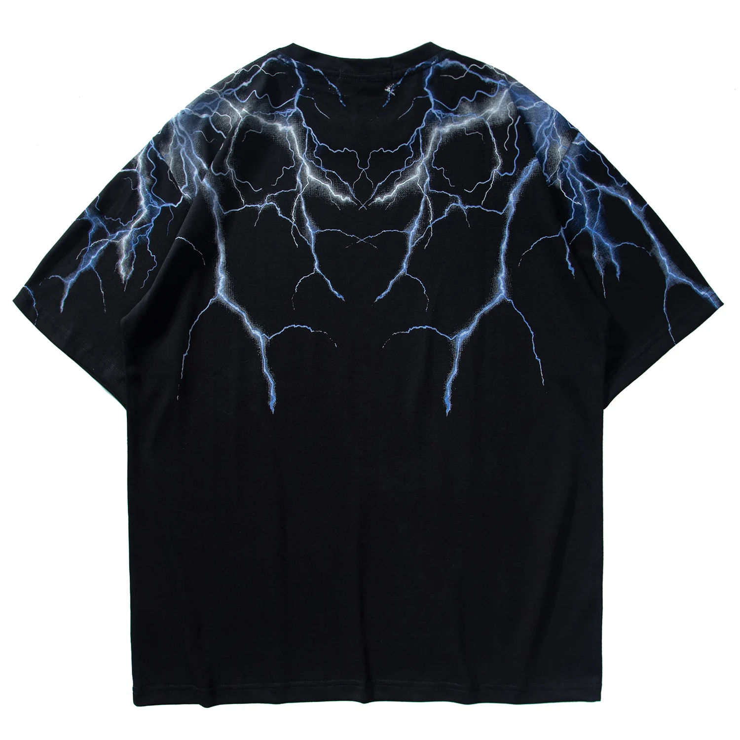 Женская летняя хлопковая футболка с коротким рукавом и принтом молнии | Мужская