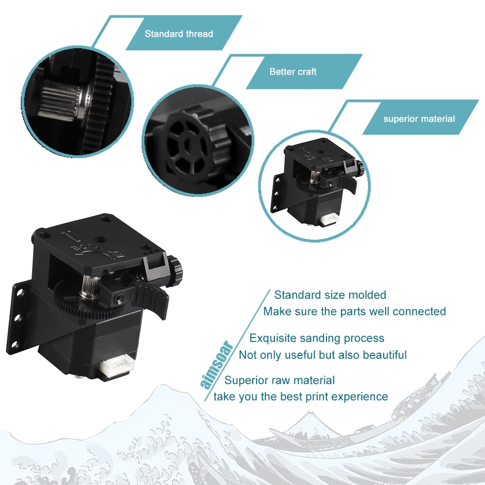 Экструдер Titan детали для 3D-принтера MK8 E3D V6 Hotend J-head Bowden монтажный кронштейн нить 1 75