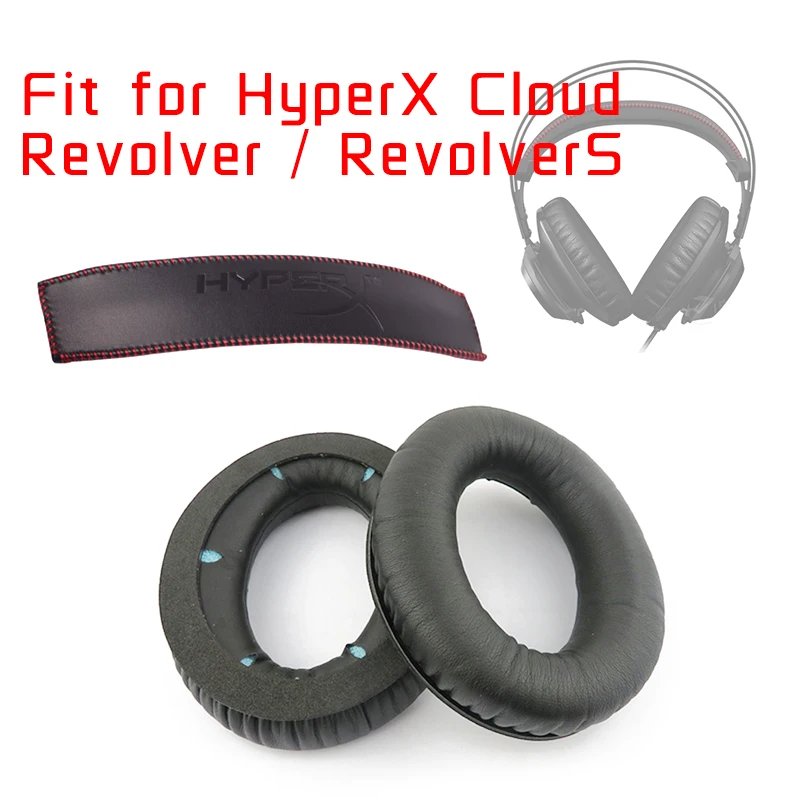

Амбушюры для HyperX Cloud револьвера/револьвера, игровые наушники, повязка на голову, амбушюры