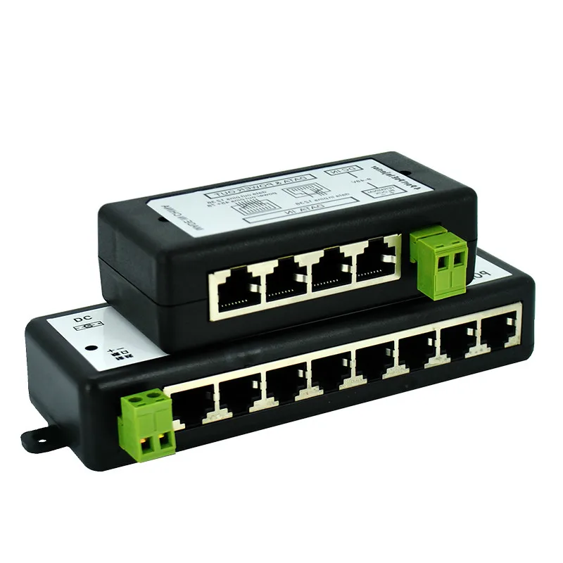 Источник питания от сети Ethernet 4 Порты 8 POE сплиттер для видеонаблюдения Камера