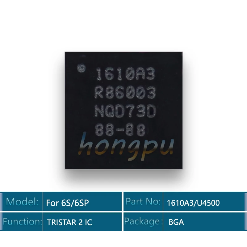10 шт./лот 1610A3 U2 зарядки iC для iPhone 6 6S и Plus SE зарядное устройство ic чип 36pins U4500