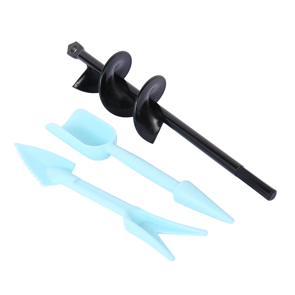 1 шт. земляной буровой экскаватор яма сверло сад плантатор забор сверлильный