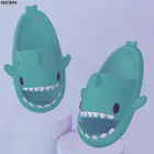 Женские пляжные тапочки в форме милой акулы на толстой подошве