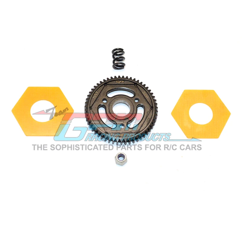 

GPM AXIAL 1/10 SCX10 II 90046 90047 Багги альпинистский Автомобиль Металл 45 # закаленная сталь 55T 56T 57T основная шестерня