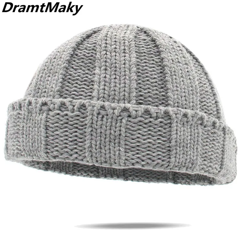 Зимние шапки шапка в стиле хип-хоп уличная вязаная для женщин мужчин акриловая