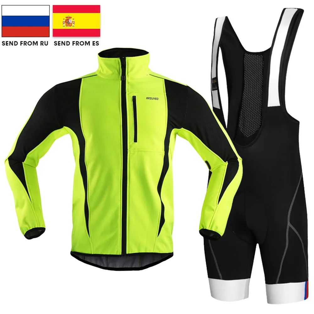 

Велосипедная куртка Ropa Ciclismo Hombre, велосипедная куртка с длинным рукавом, комплект одежды для велоспорта, комплект с нагрудником и шортами дл...