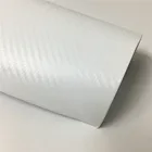 40x100 см 3D виниловая автомобильная пленка из углеродного волокна, рулонная пленка, наклейка, распродажа, аксессуары для стайлинга автомобилей, варианты белогочерного цвета