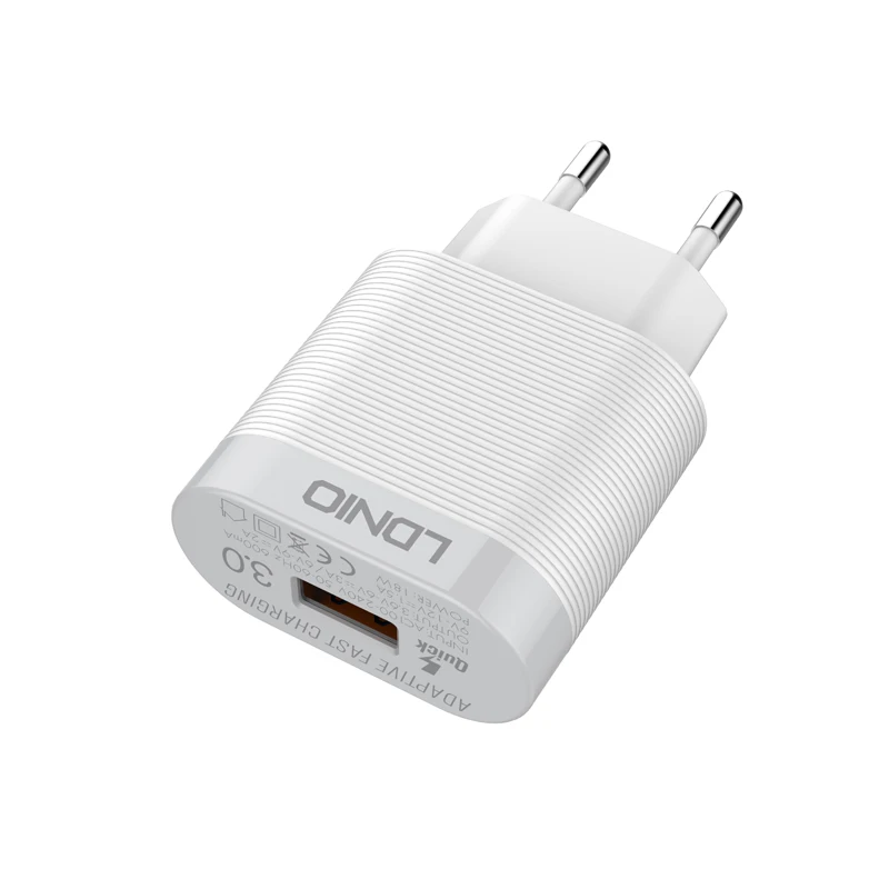LDNIO A301Q 18 Вт Выход домашнее зарядное устройство один usb-порт sup порт QC30 Быстрая зарядка настенное зарядное устройство для iPhone/samsung