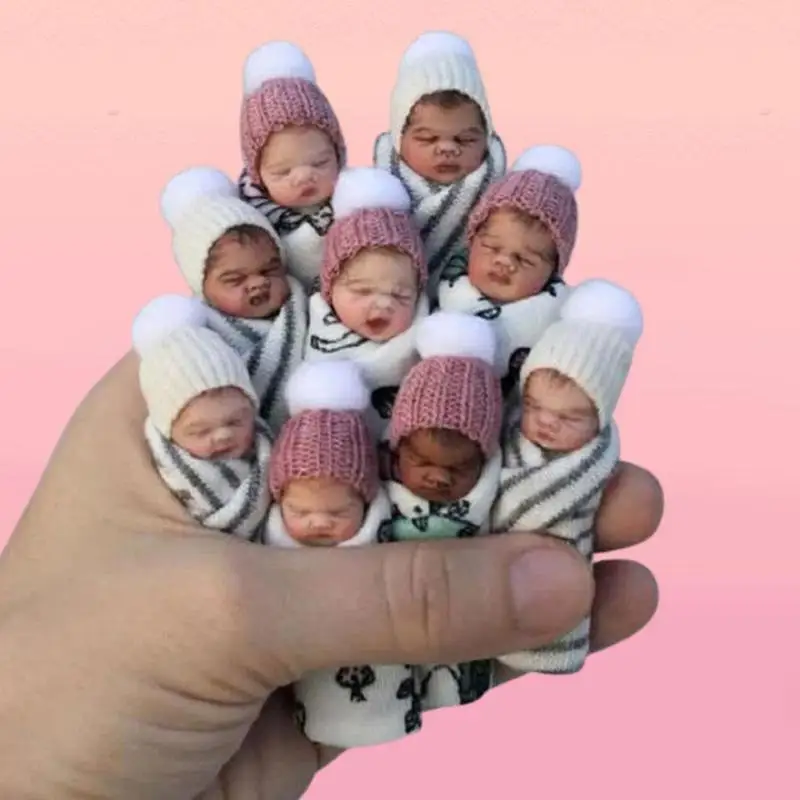 Имитация ребенка новорожденного искусственная игрушка из ПВХ кукла на палец