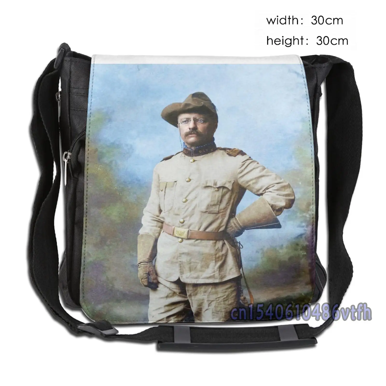 Женская нагрудная сумка президент Теодор Рузвельт в его грубых мотоциклах