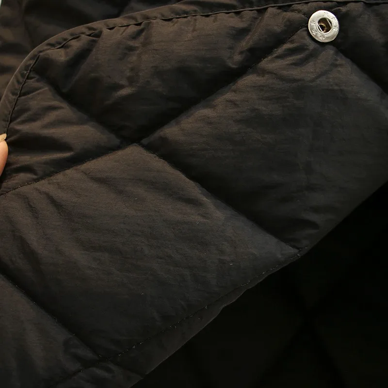 Fashion Argyle V Neck Bottoming Parkas Women Elegant Single Breasted Coats Women Solid Pockets Cotton Jackets Ladies Big Size