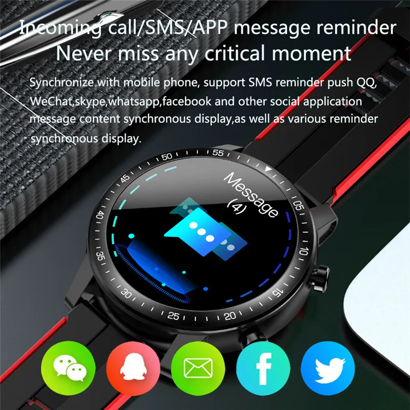 

S30 Smart Watch Men Women Sport Fitness Tracker Smartwatch Heart Rate Monitor For Android IOS Phone