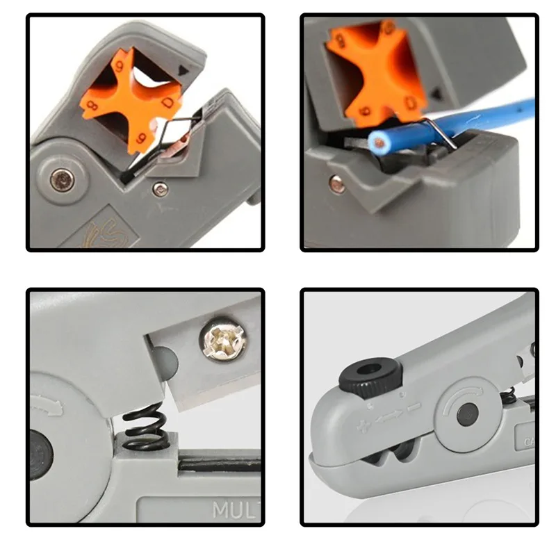 

Automatic Stripping Pliers Multifunctional Wire Stripper Cable Tools Stripping Crimping Tool Hexagon Wrench Accessories