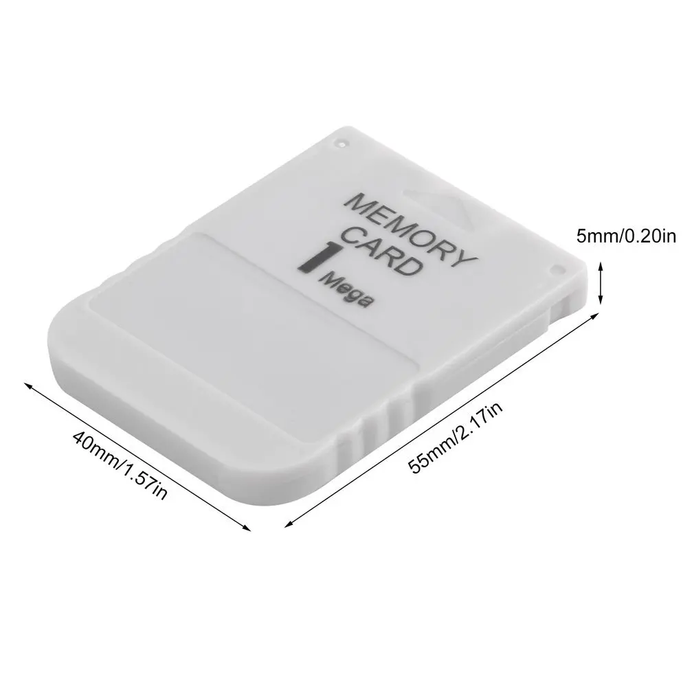 

PS1 Memory Card 1 Mega Memory Card For Playstation 1 PS1 PSX Game Useful Practical Affordable White 1M 1MB