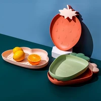 new plastic fruit plate nordic simple creative dried fruit plate living room melon seed nut snacks candy storage plate