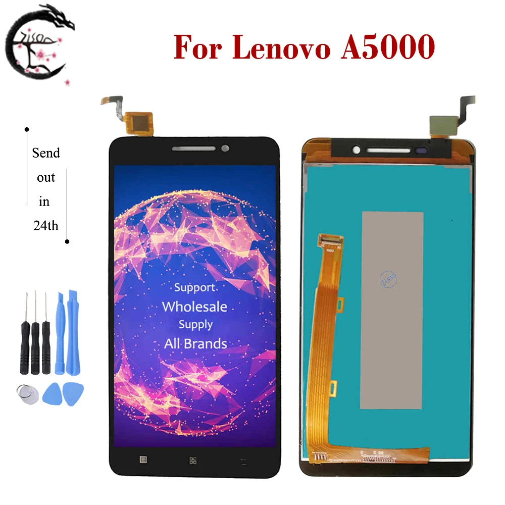 Сменный сенсорный ЖК-экран для Lenovo A5000 | Мобильные телефоны и аксессуары