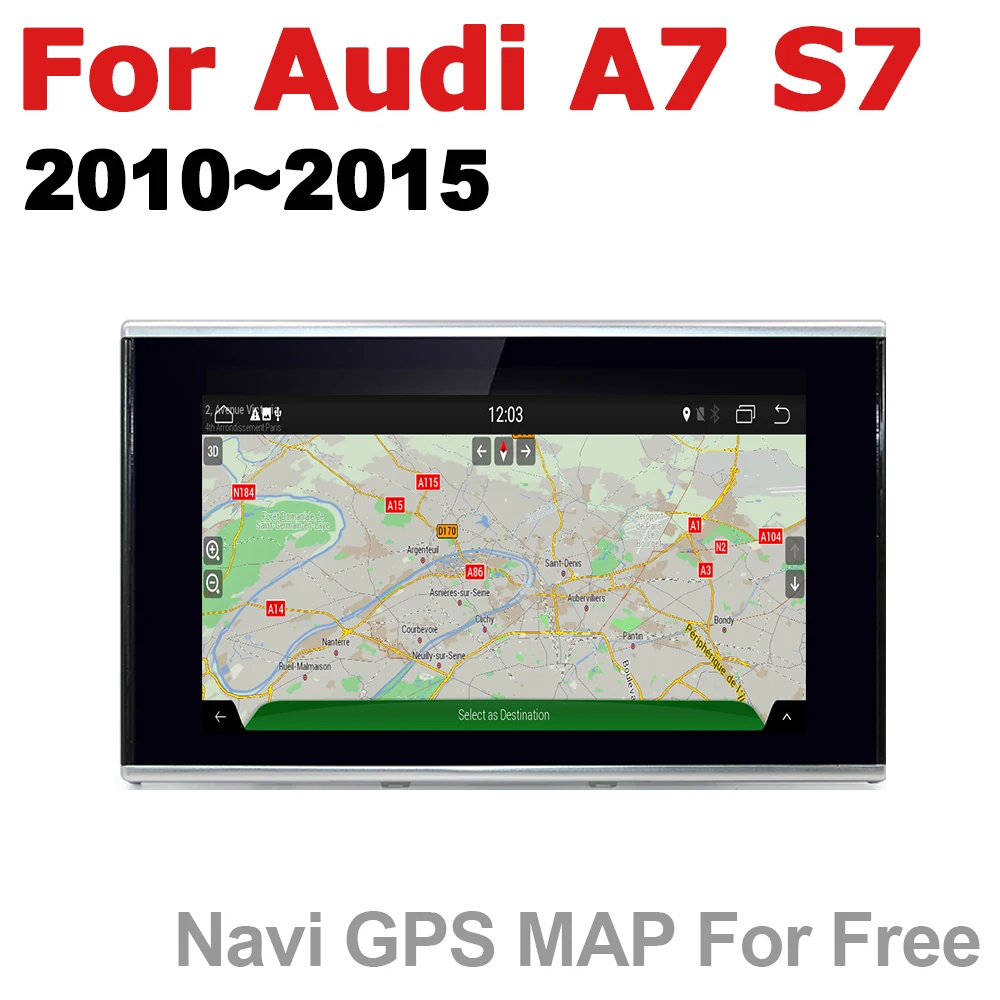 Автомобильный мультимедийный плеер Android радио GPS для Audi A7 S7 4G8 2010 ~ 2015 MMI стерео HD
