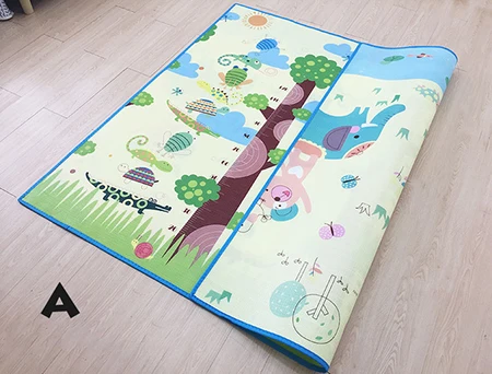 0,5 см детский игровой коврик ползающий пазл тонкие игровые коврики Развивающие головоломки коврики пены детский коврик для гостиной - Цвет: A