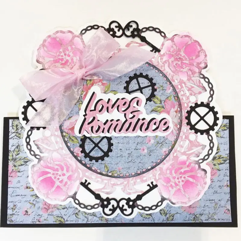 

Festive Love Christmas is here Metal Cutting dies 2019 new Craft Dies for Embossing Paper Card making Scrapbooking Decoration