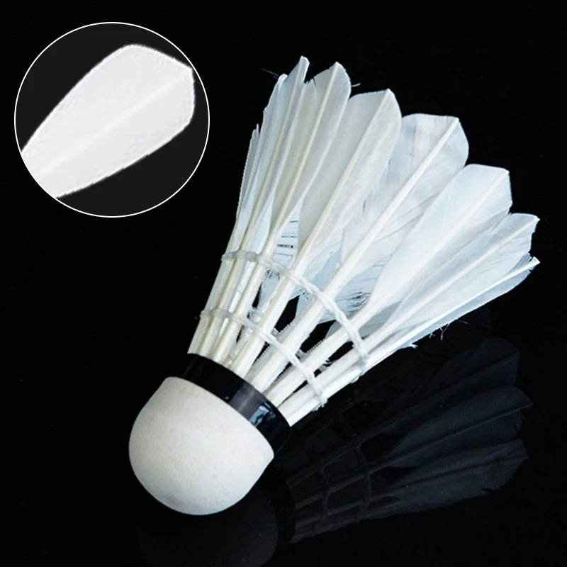 12 Pcs / Lot Badminton Goose Down Ball Shuttlecock Outdoor Sports Fitness Accessories | Спорт и развлечения