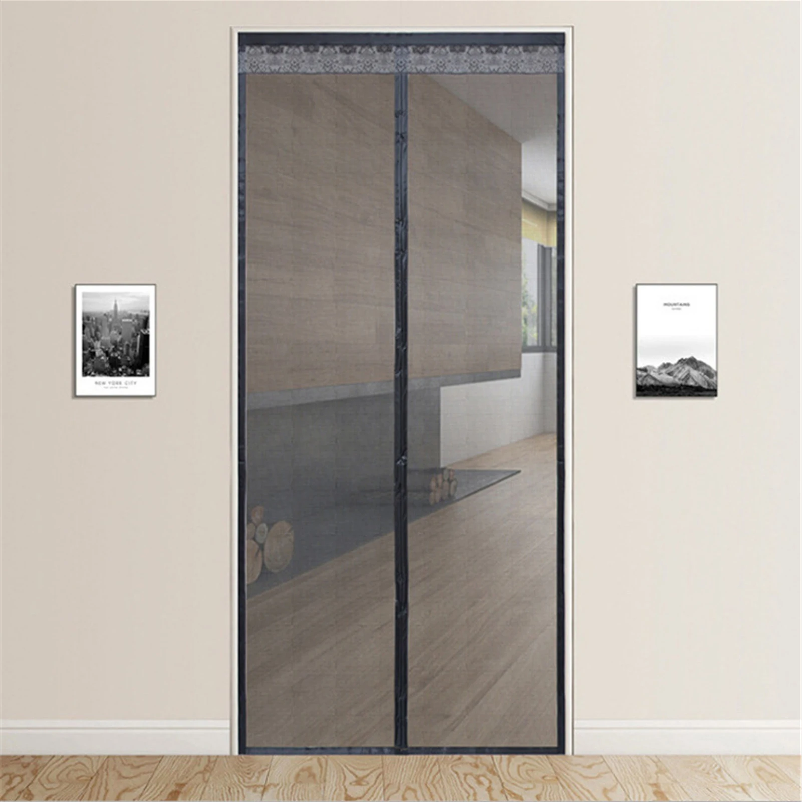 

Hands-free Magnetic Mosquito net door screen mesh Anti Mosquito Insect Fly Bug door curtain net
