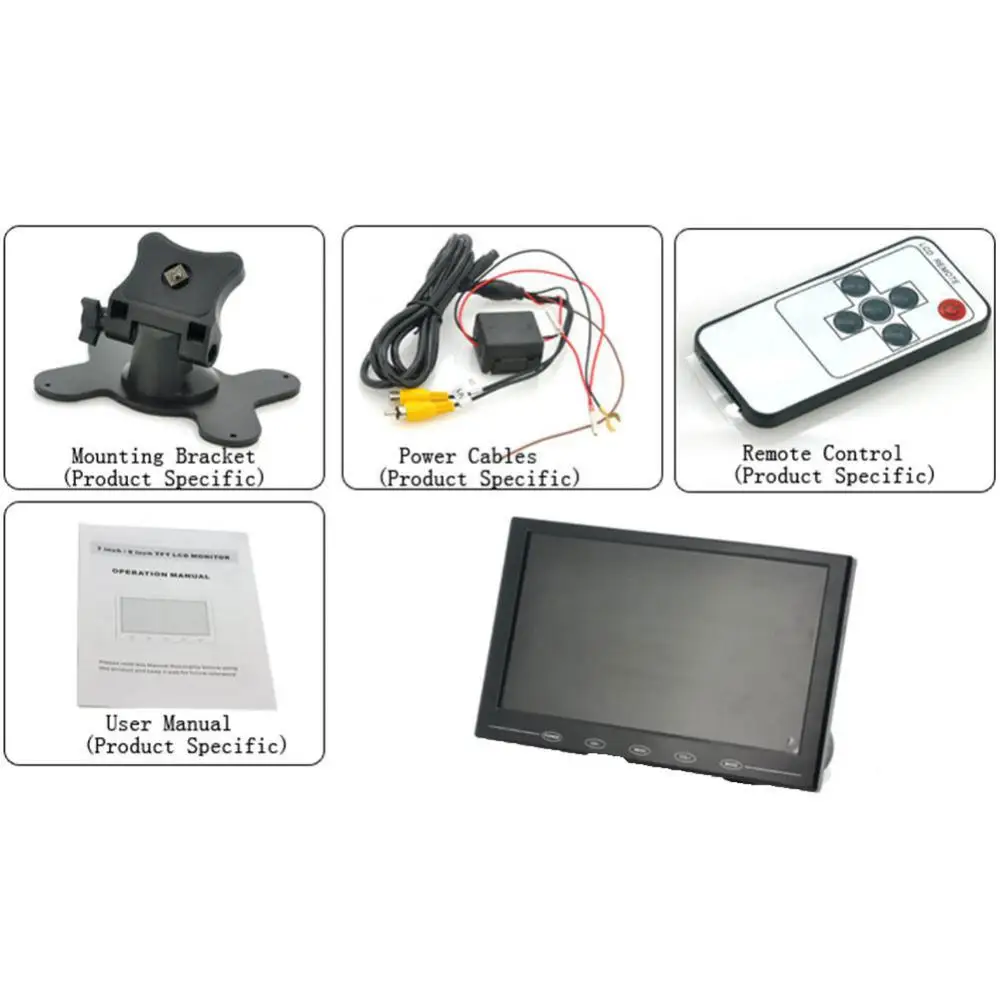 

80% Hot Sale 9 Inch Ultra-Thin Auto Car Vehicle Headrest Mount TFT LCD Monitor Video Player Car Video Players Car Electronics