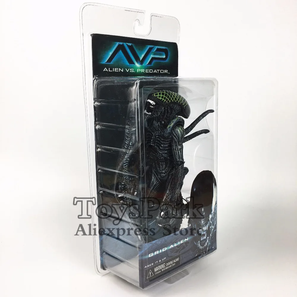Экшн фигурка инопланетянина 7 дюймов Avp GRID инопланетянин против хищника серия NECA