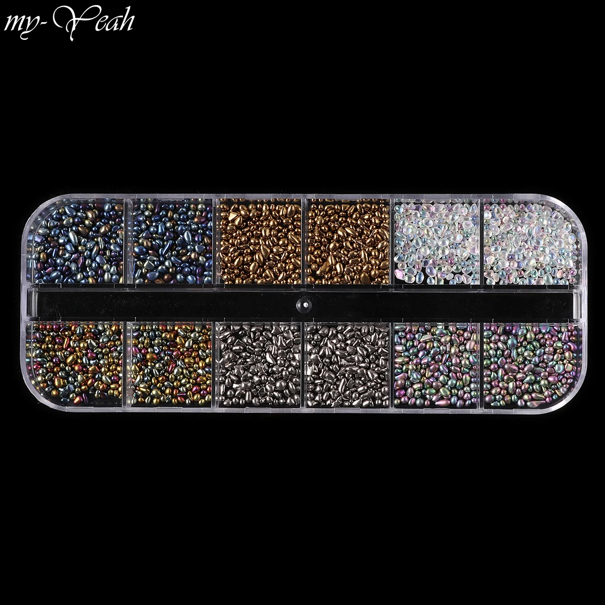 1/2/3 мм ногтей мульти-размер нерегулярные Хамелеон камень горный хрусталь бусины