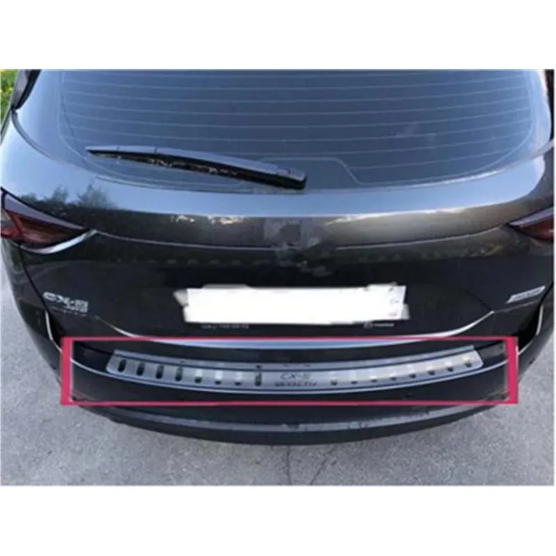 Автомобильный Стайлинг для Mazda CX 5 CX5 2017 2019 Задний Внешний бампер Защита Накладка