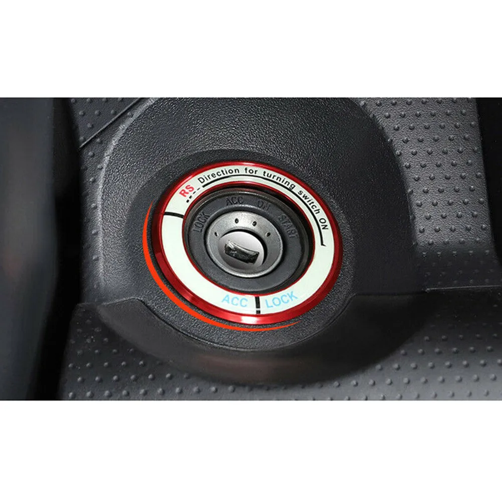 1pc Start Button Ignition Switch Cover For Toyota FJ Cruiser 2007-2014 Accessories Decorate