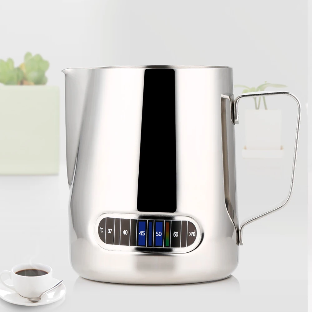 Кувшин для вспенивания молока со встроенным термометром кувшин сливок из