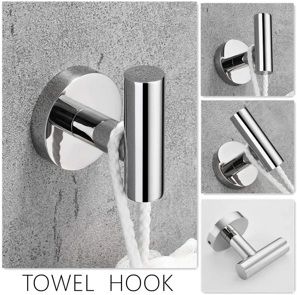 Современный набор аксессуаров для ванной комнаты серебряное оборудование