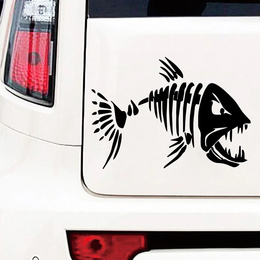 

Creative fishing Car Sticker And Decals Motorcycle Car Styling Accessories